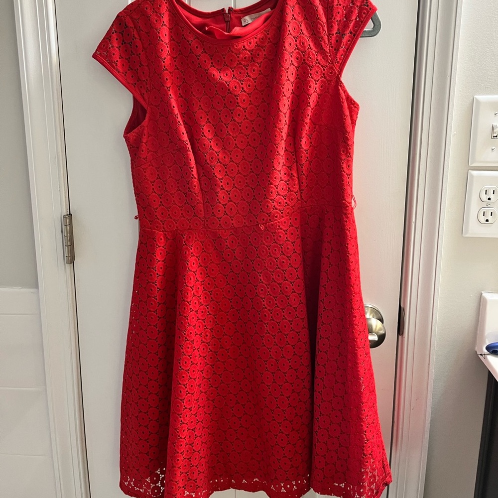 Red Lace Dress